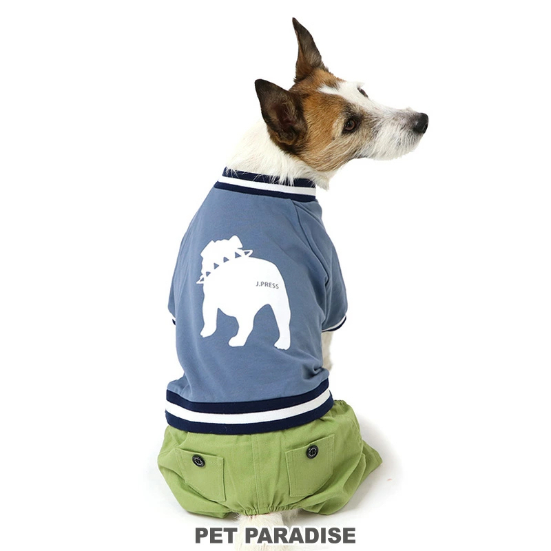 【Pet Paradise】J.Press Back Bulldog Romper <614-55533>