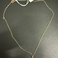 [S] TORY BURCH ROPE LOGO NECKLACE,TORY GOLD, 139809-720 (STB402)