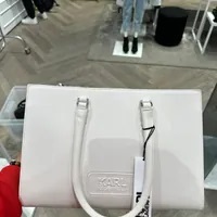 [S] KARL LAGERFELD 23WW3020 K/STONE TOTE,OFF WHITE, 8720744558309 (SKL828)