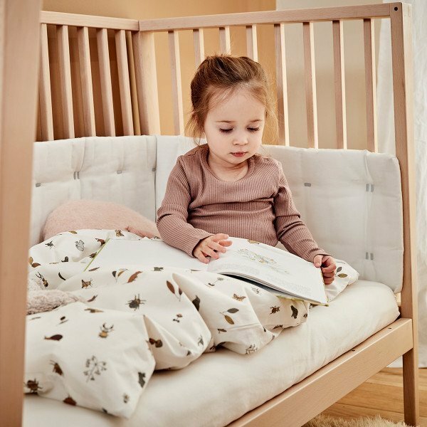 Leander Linea™ Baby Cot レアンダー　ベビーベッド Leander Linea Baby Cot - Oak