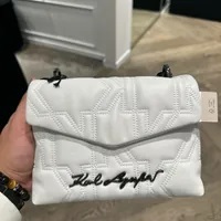 [S] KARL LAGERFELD 23WW3074 K/KURL CROSSBODY,WHITE, 8720744558910 (SKL831)