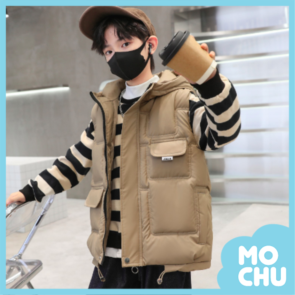 工裝加厚連帽背心（三色）