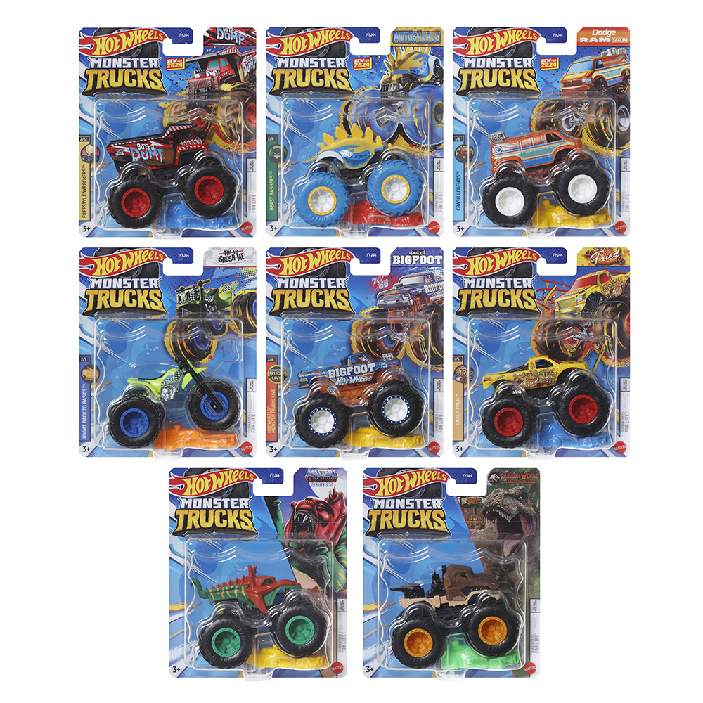 風火輪大腳車1:64系列 原箱8入(AB箱號)