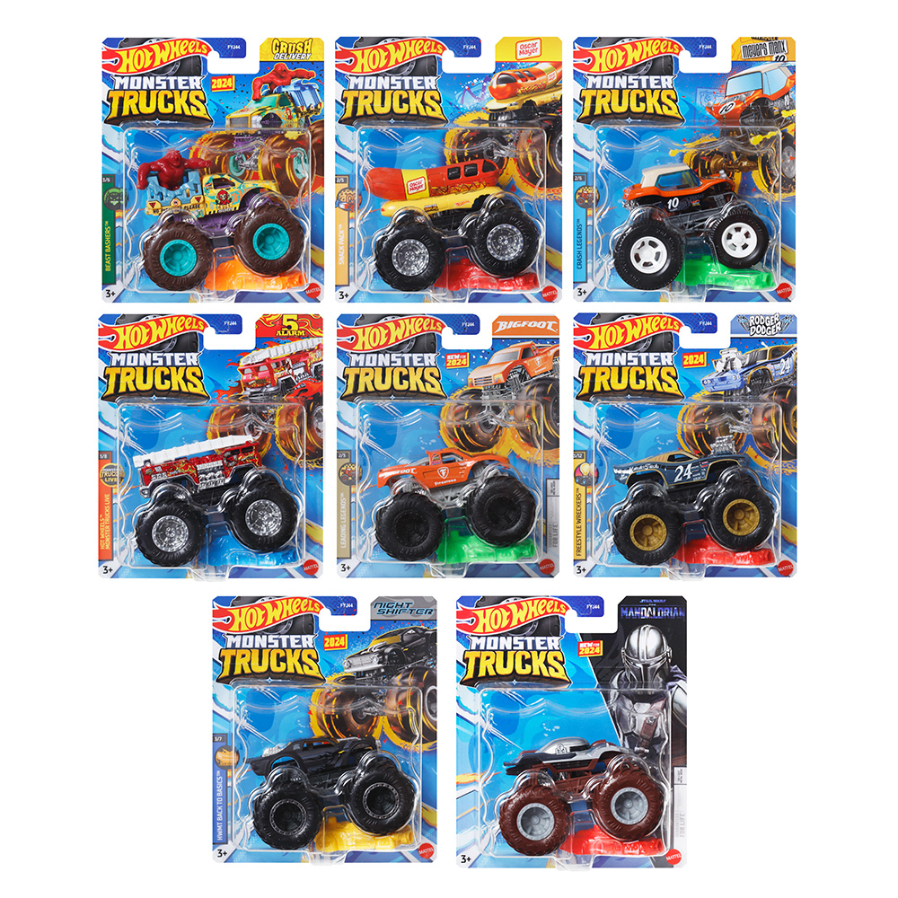 風火輪大腳車1:64系列 原箱8入(AC箱號)