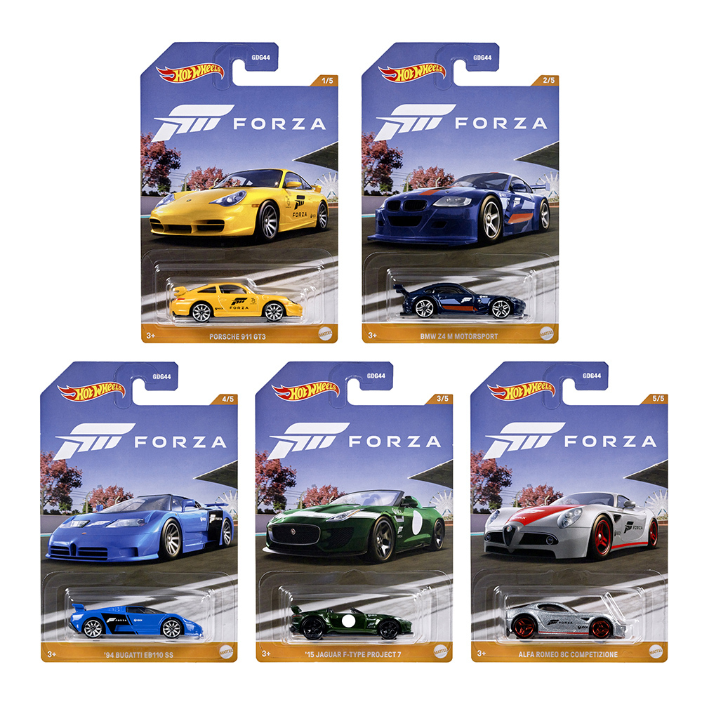 風火輪特色系列合金小車 一組5入(D箱號)