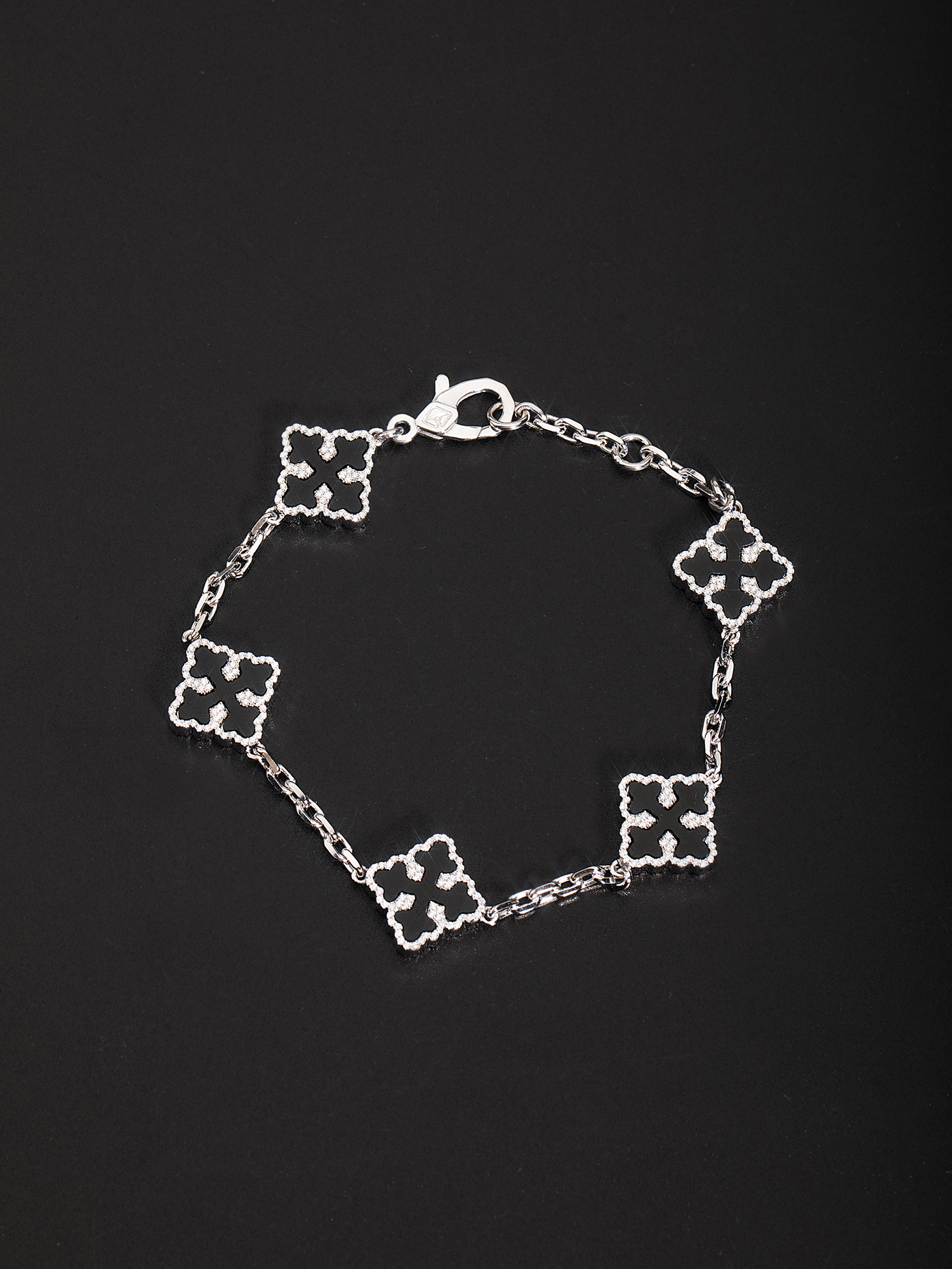 四葉草｜熊貓花朵手鍊