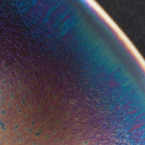 鹿港窯禮品館│二代曜變 七彩黃金天目 鬥茶碗