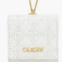 [S] CARLYN W71301010T QUILTED AIRPOD CASE,WHITE, 697715000358 (SC10)