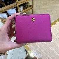 [S] TORY BURCH EMERSON MINI WALLET,PRICKLY PEAR, 147606-500 (STB434)