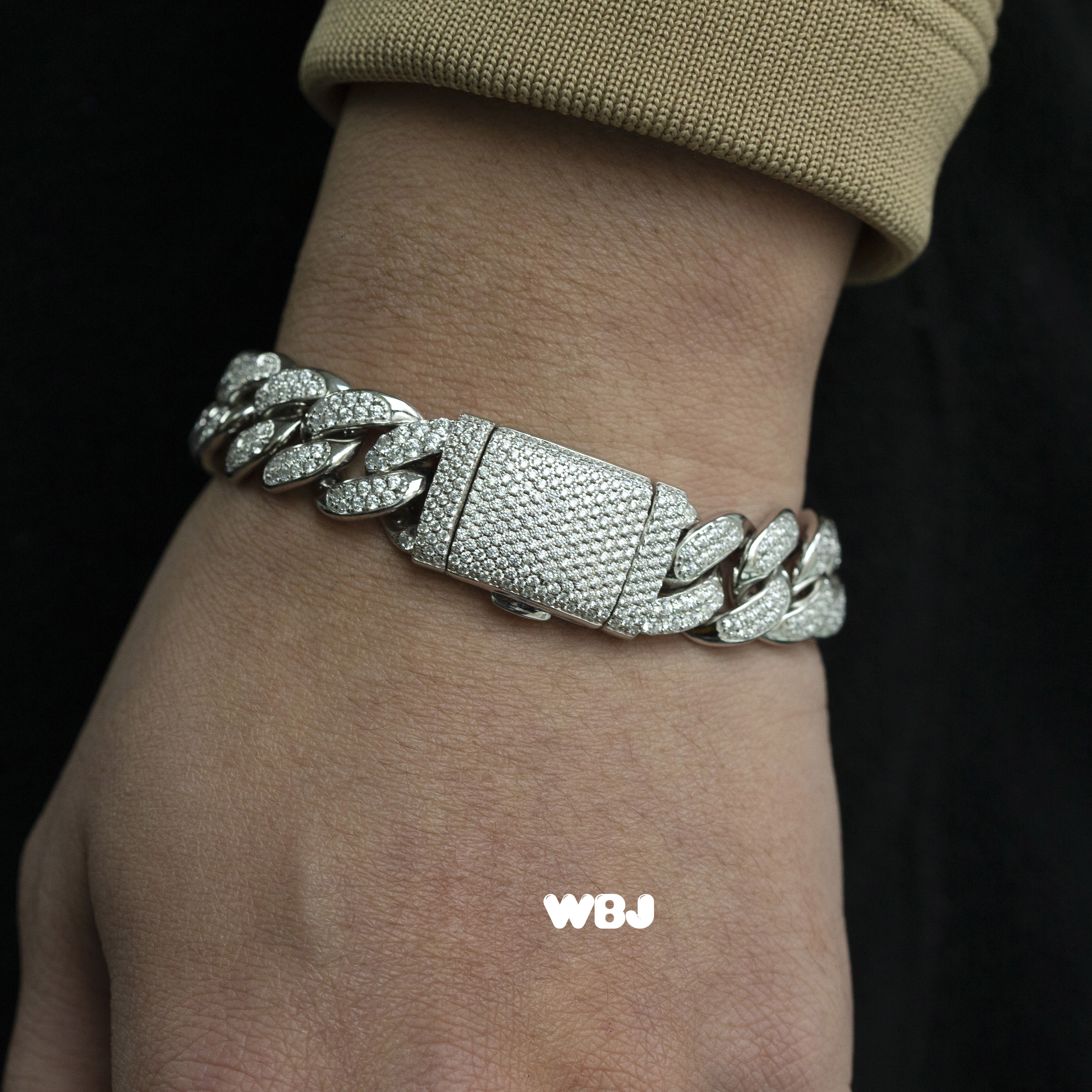 15mm 雙排古巴手鍊