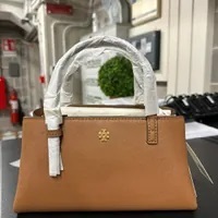 [S] TORY BURCH EMERSON MINI TOTE,MOOSE, 146394-909 (STB438)