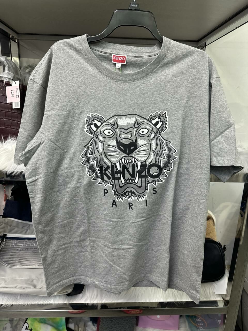 [S] KENZO TIGER CLASSIC T-SHIRT,GRAY, D65TS020-4SO-94 (SK170)