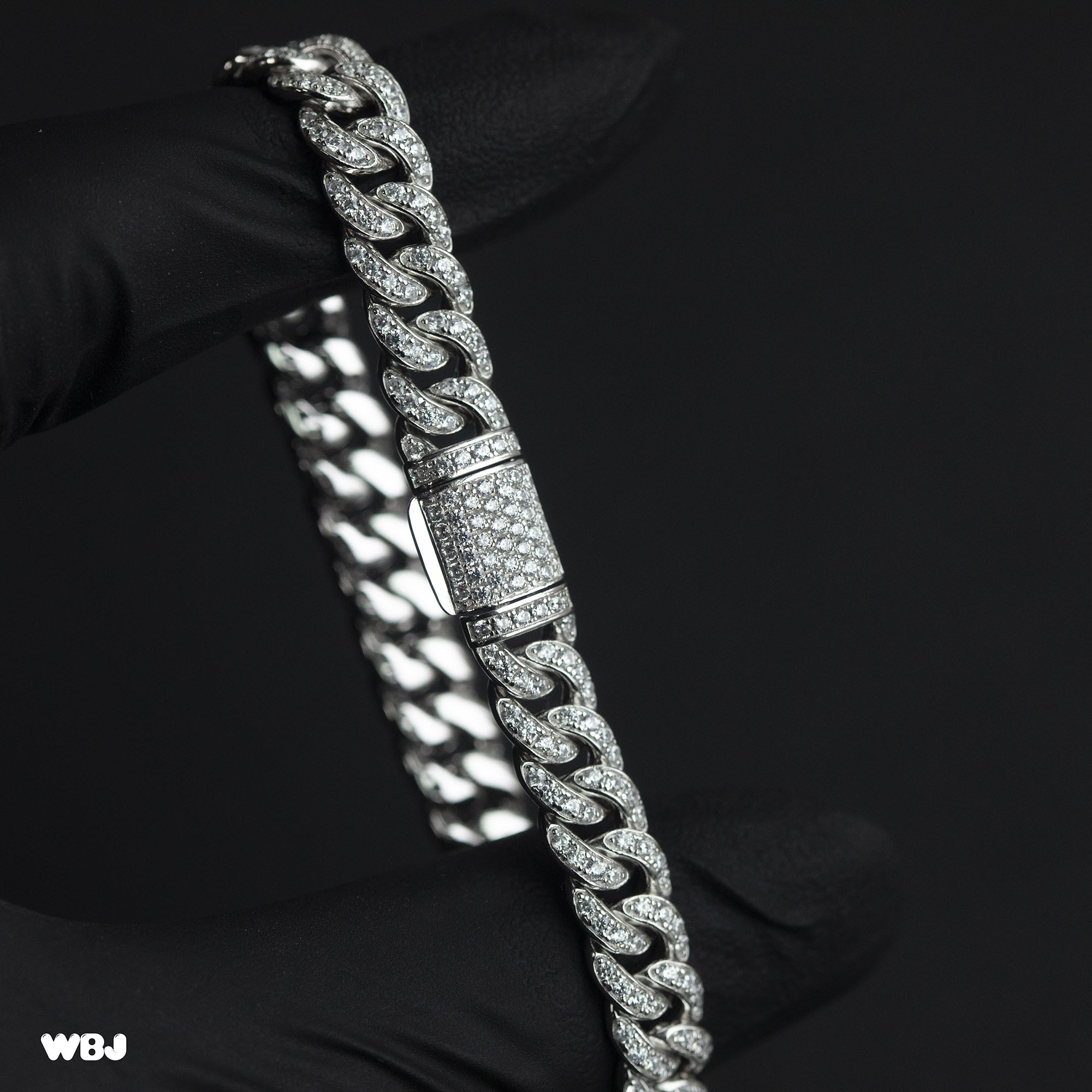 8mm 單排古巴手鍊