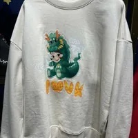 [S] YSW CUTE DRAGON SWEATSHIRT RIA,IVORY, I4WSW37IVRAF (SYW247)