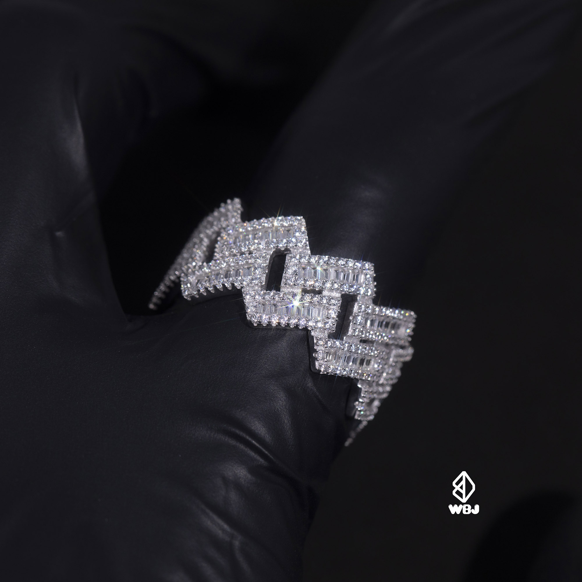 T方｜菱形古巴戒指