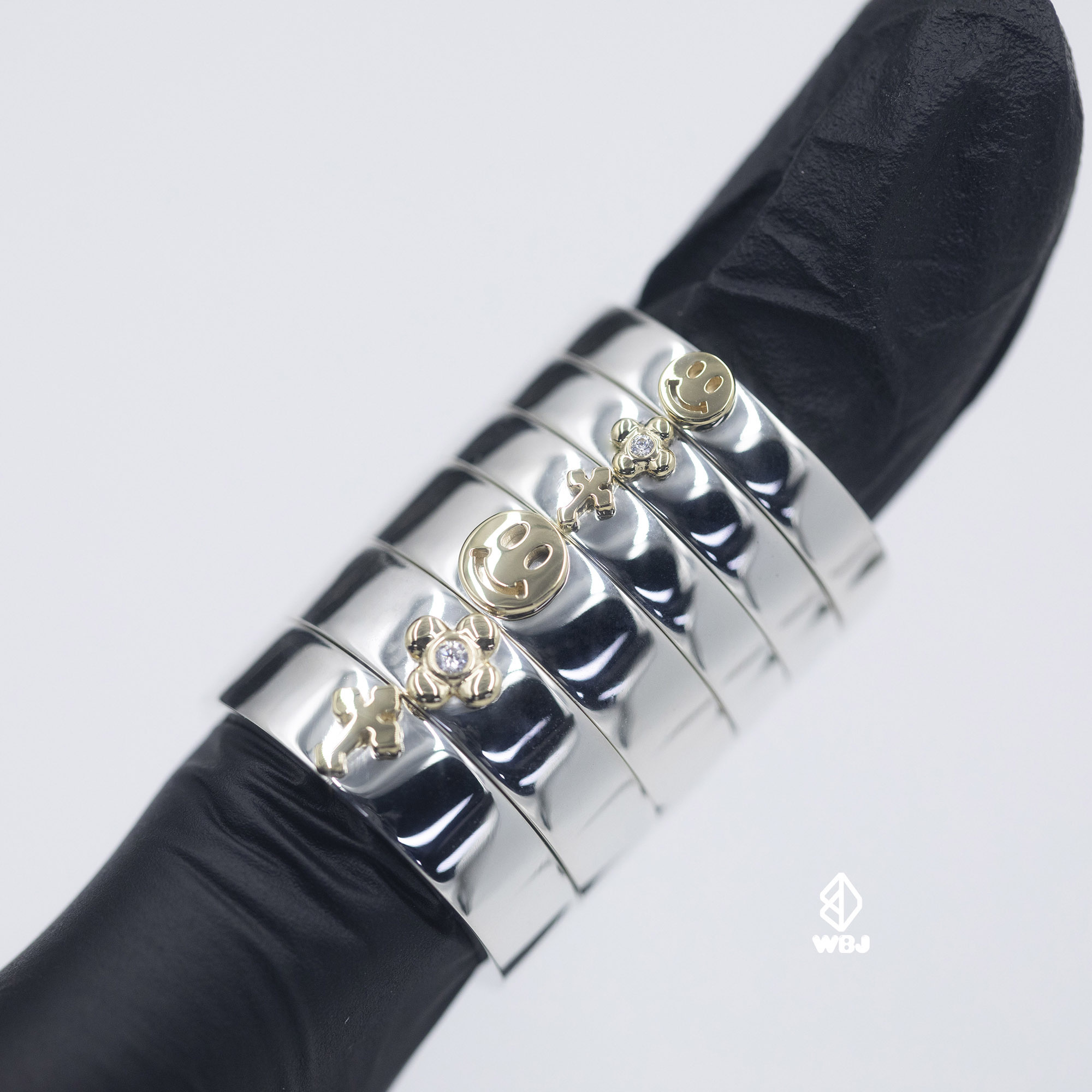 18K點金戒指｜四種圖案