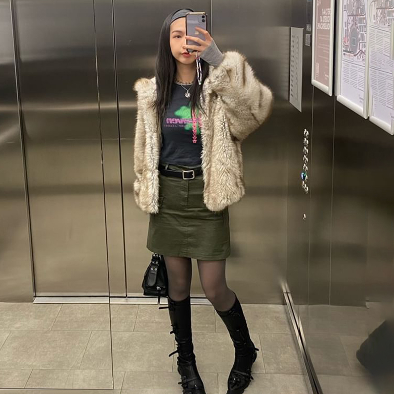 低腰工裝裙(-25%)