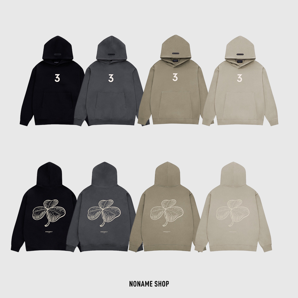 INNERSECT LOGO 三葉草 連帽 帽T 四色 (男款)