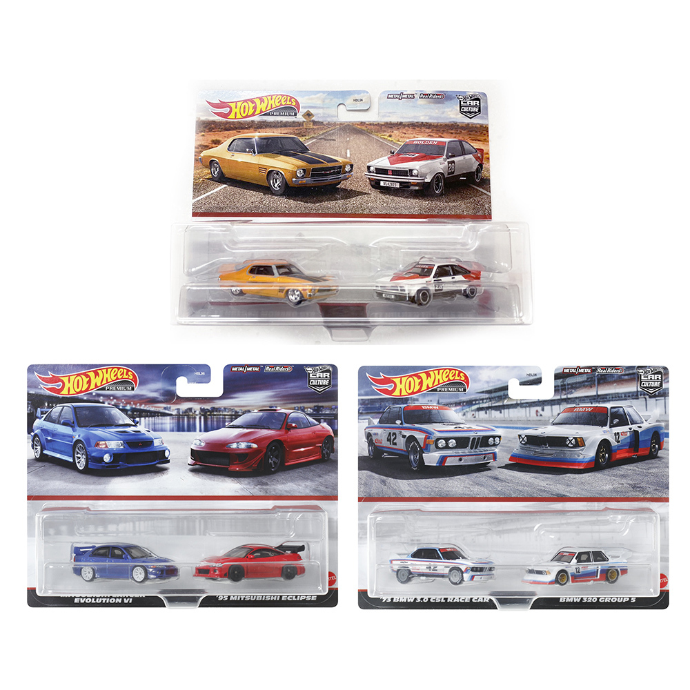 風火輪汽車文化雙車套裝 一組3入/一組2入(J箱號)