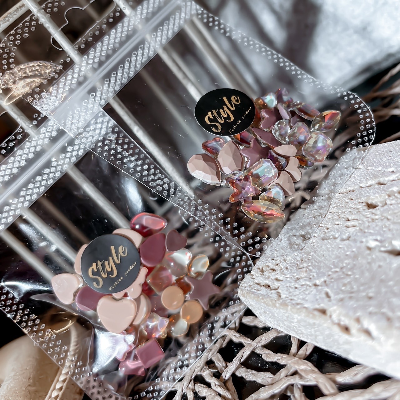 美拉德混裝異形鑽✨(平底30顆/尖底30顆)