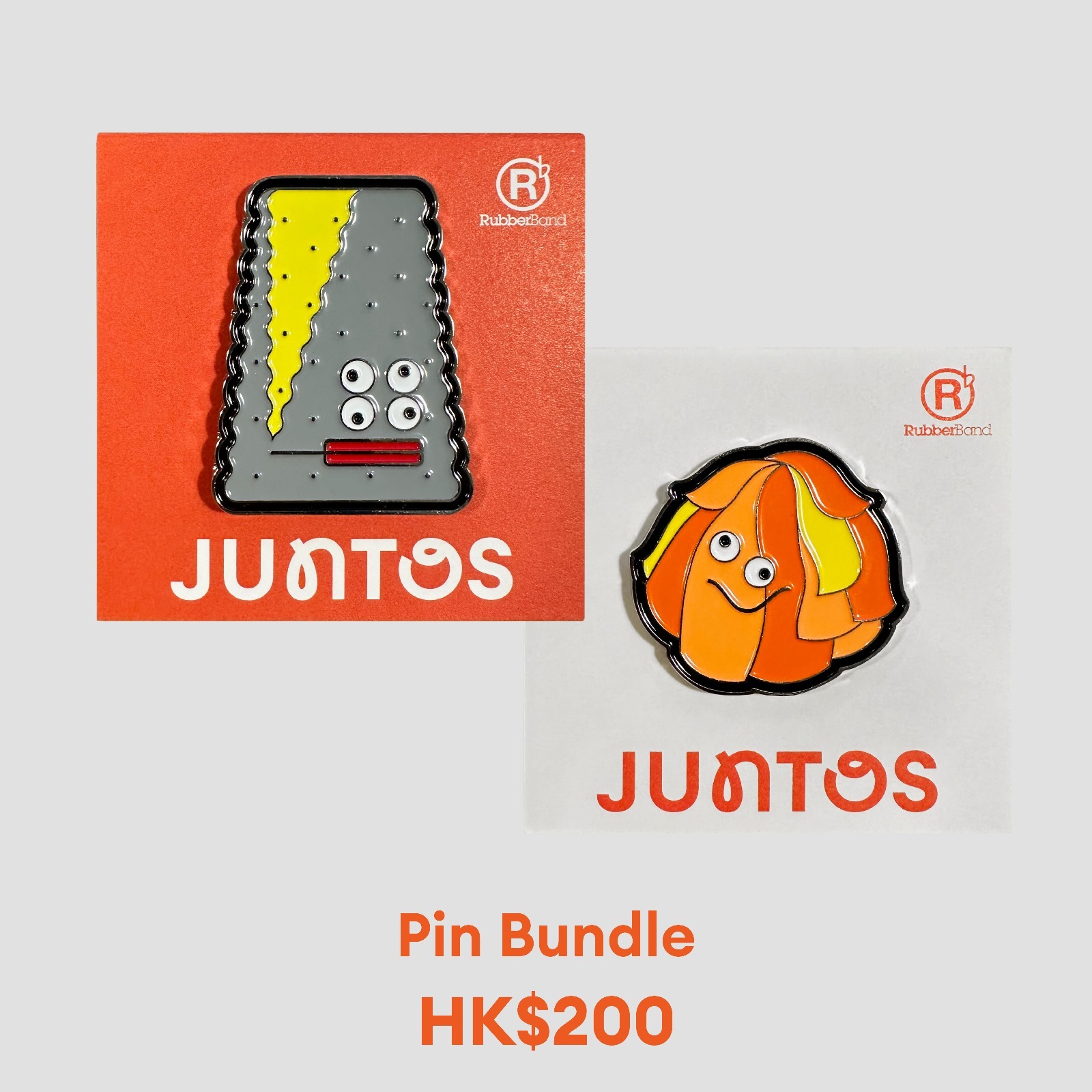 灰毛毛 & 薯條 Pin