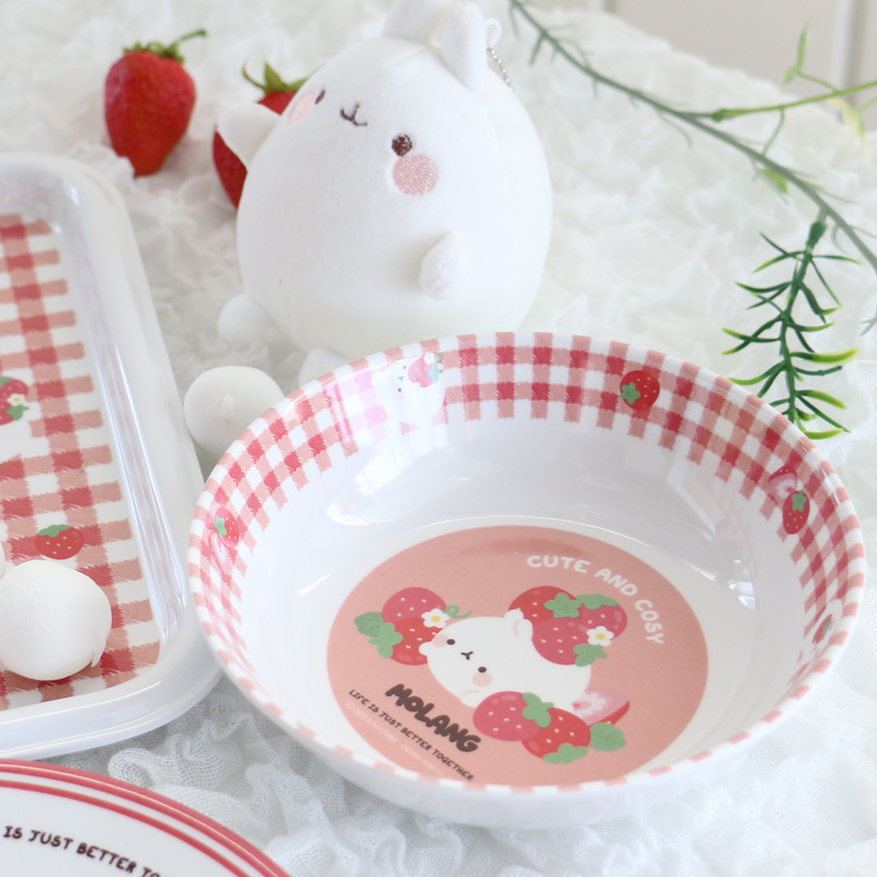 MOLANG萌浪兔 美耐皿深圓盤