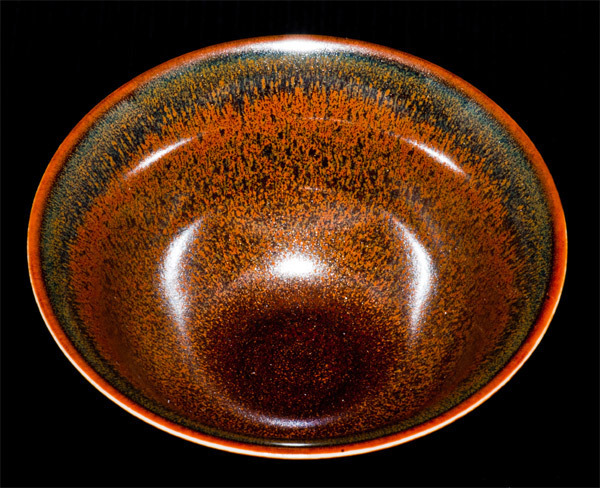 鹿港窯禮品館│曜變 禾目(稻穗)天目 小茶杯