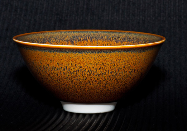 鹿港窯禮品館│曜變 禾目(稻穗)天目 小茶杯