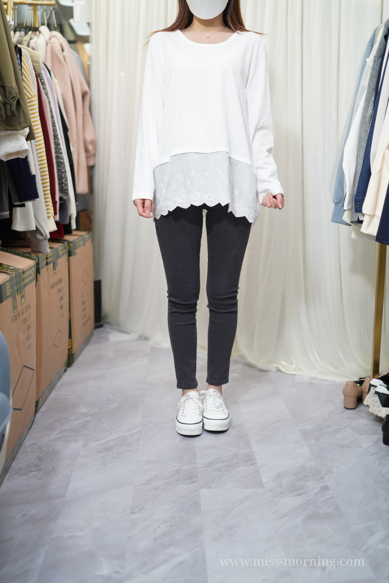 必買Lace腳襯衣(13602)