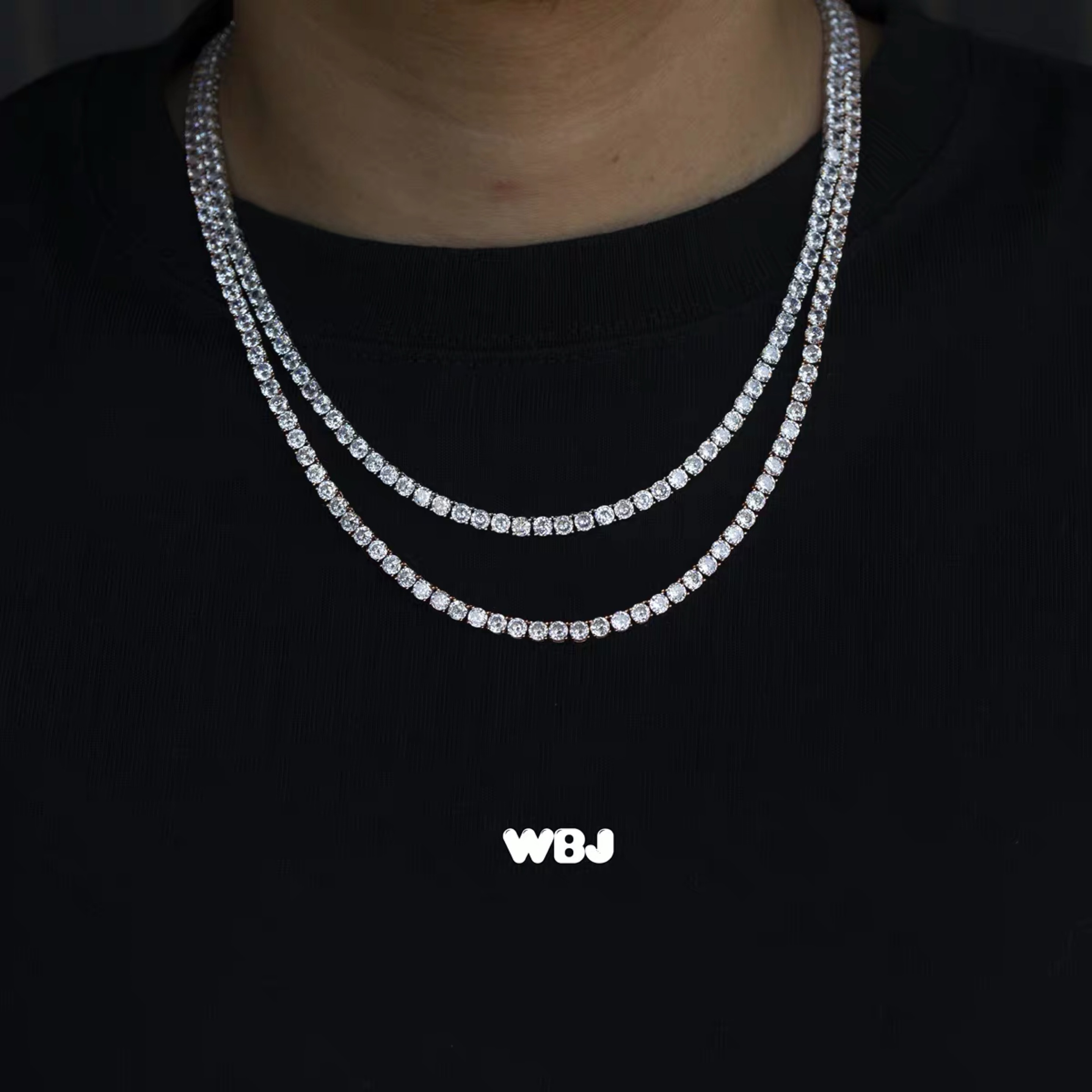 4mm 爪鑲網球項鍊