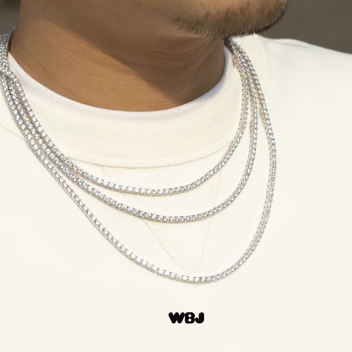 3mm 爪鑲網球項鍊