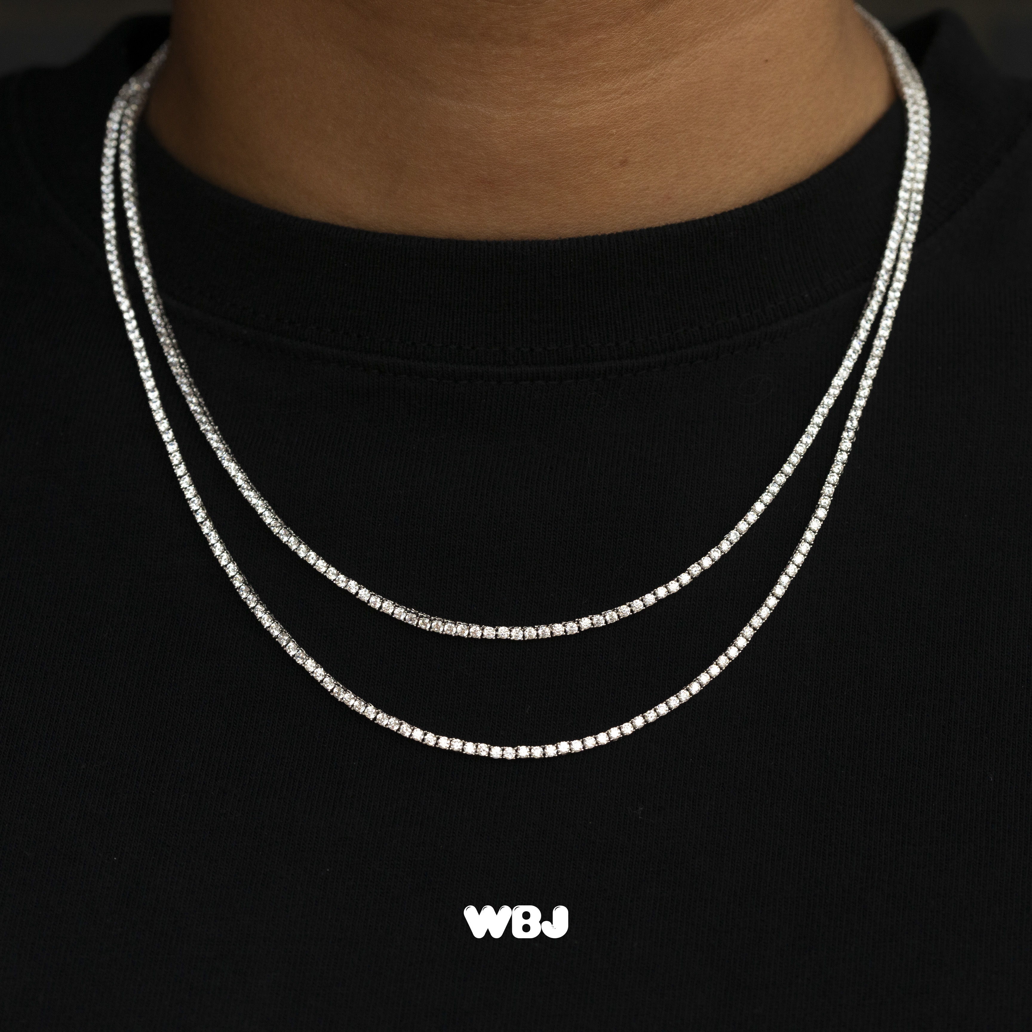 2mm 爪鑲網球項鍊