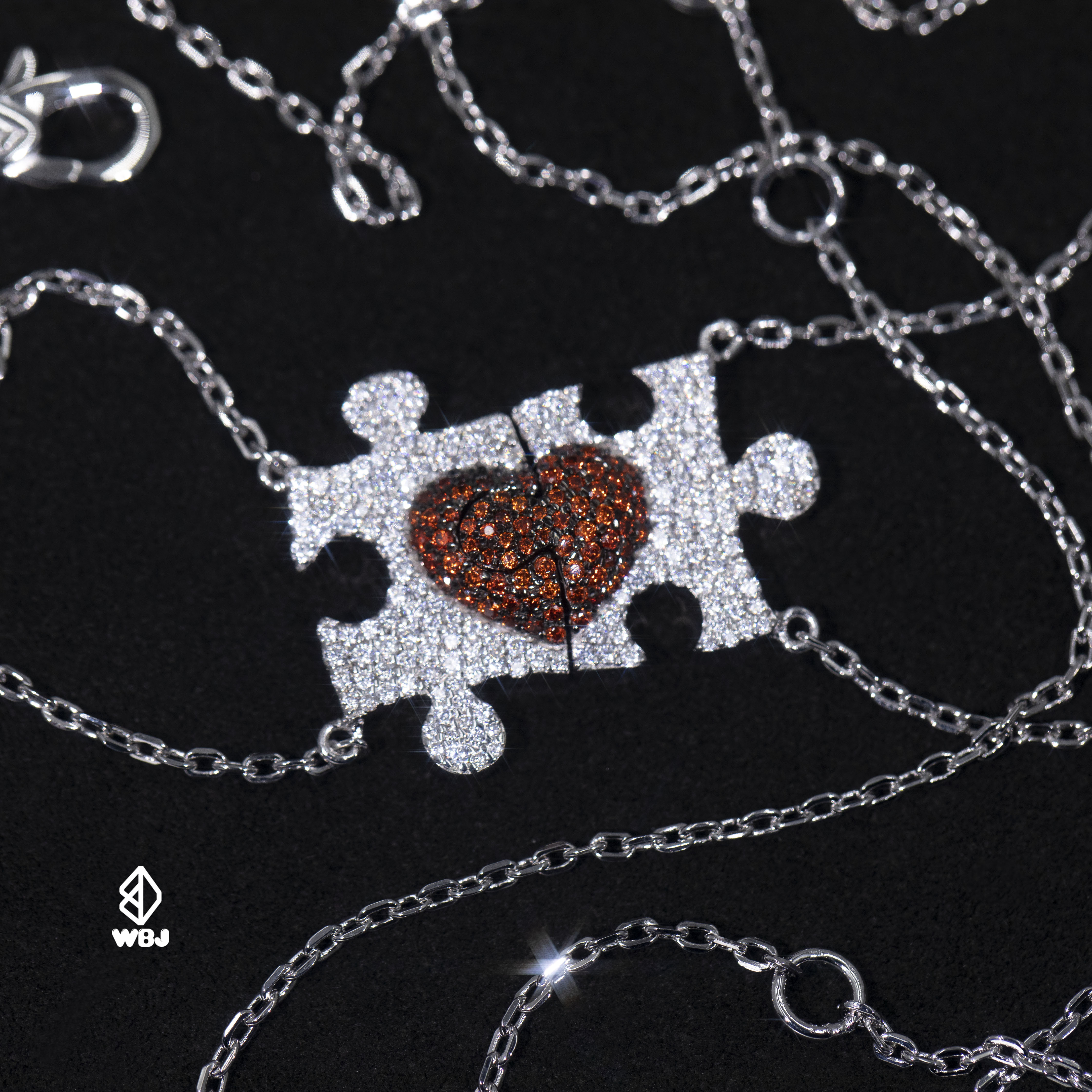 Love|拼圖愛心套鍊