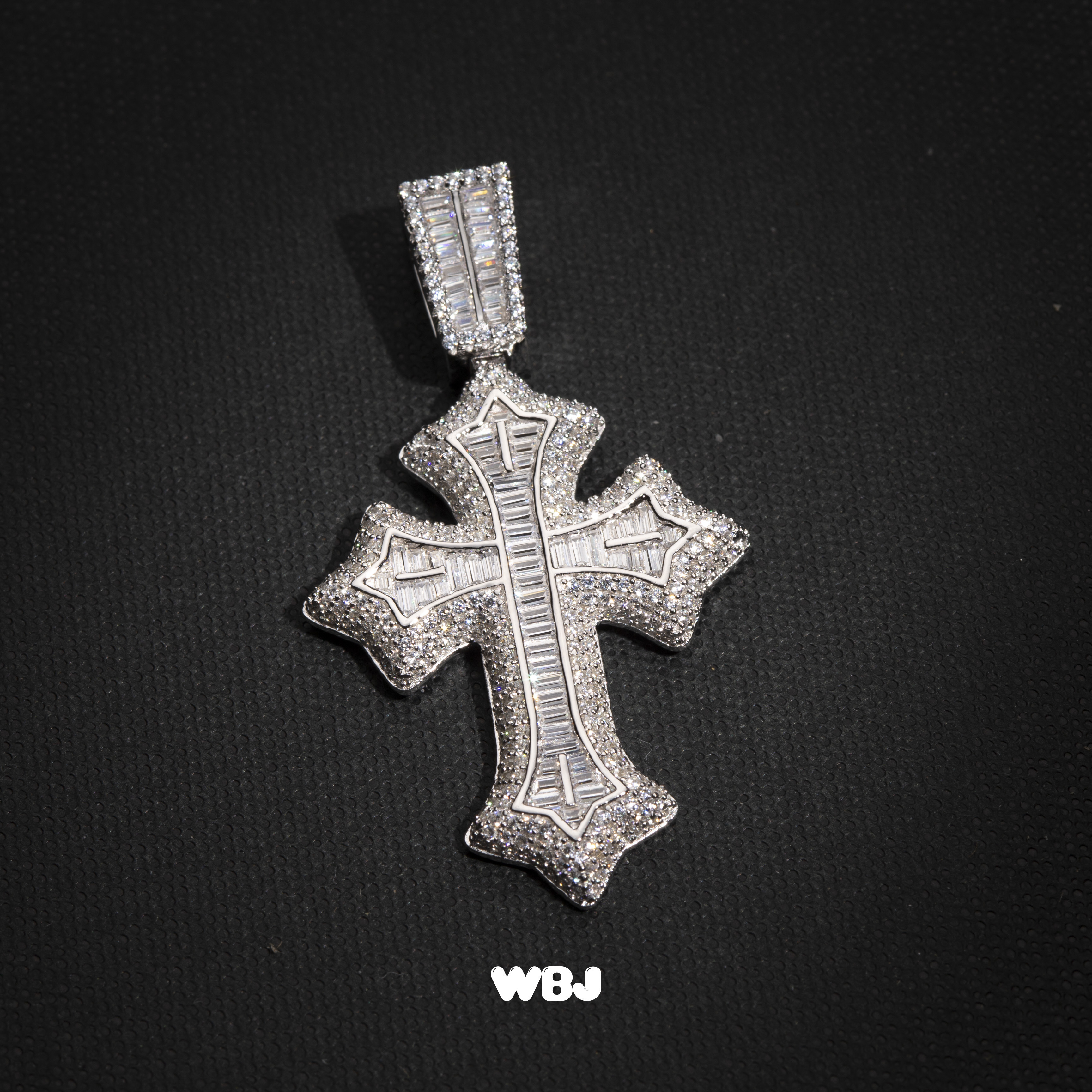 歌德T方十字架吊墜