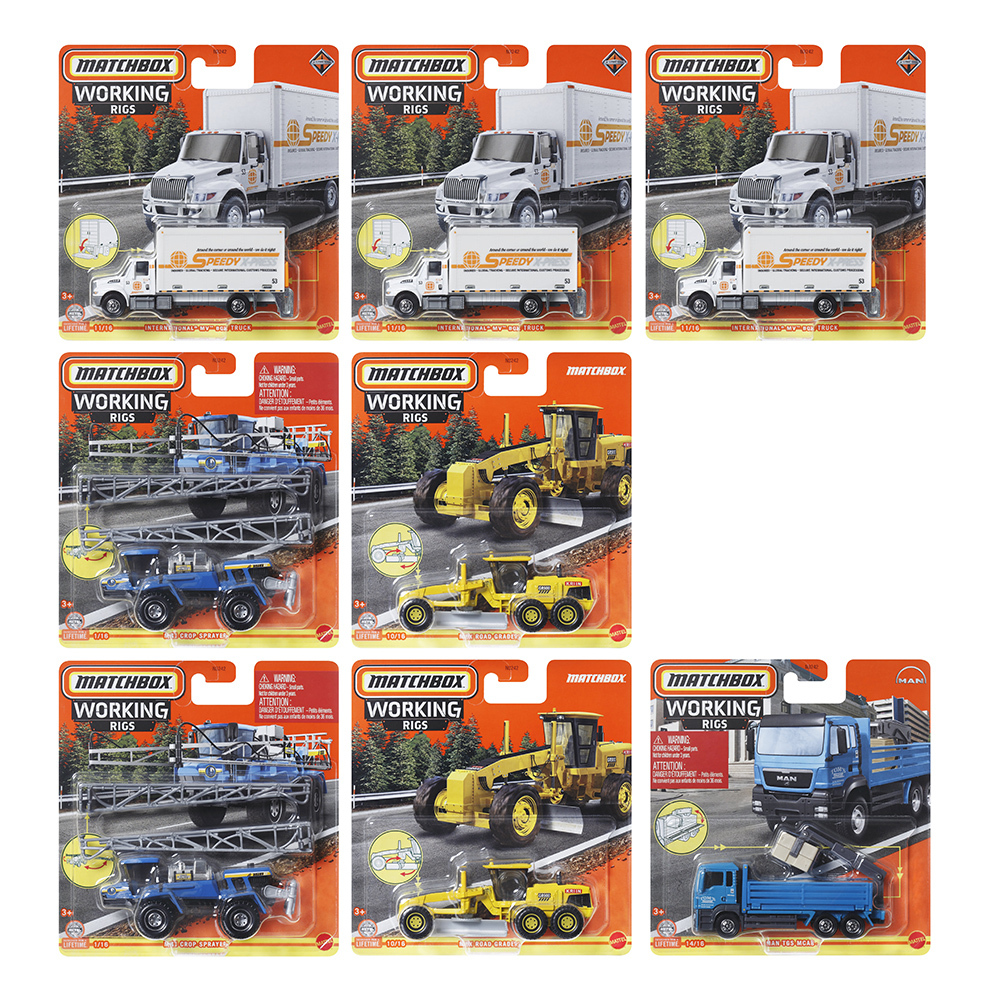 火柴盒小汽車-工具車系列 原箱8入(W箱號)