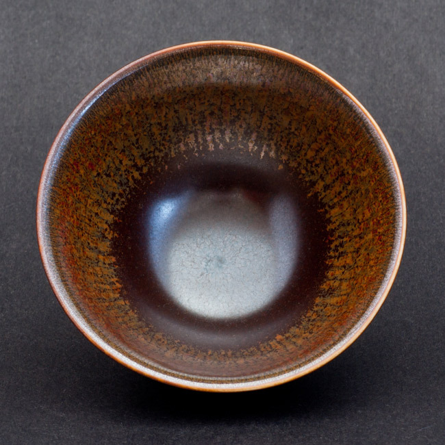 鹿港窯禮品館│鉻黃金油滴天目釉 小茶杯 │原廠出貨 品質保證