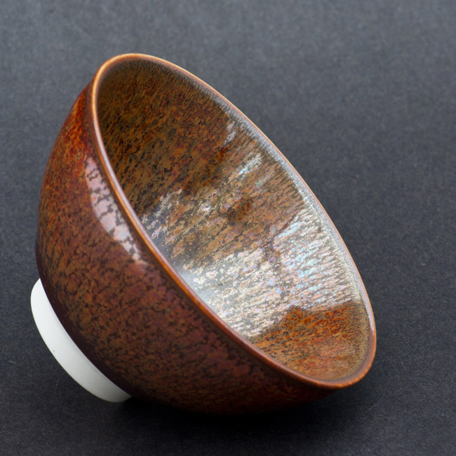 鹿港窯禮品館│鉻黃金油滴天目釉 小茶杯 │原廠出貨 品質保證