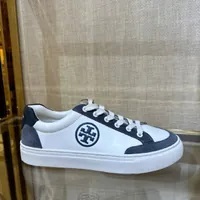 [S] TORY BURCH COLOR BLOCK SNEAKER,PERFECT BLUE, 83626-400 [FINAL SALE] (STB441)