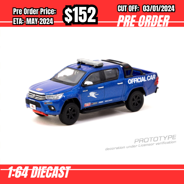 PO-$152 * Tarmac * 1:64 Toyota Hilux  Fuji Speedway official car [OD21/12]