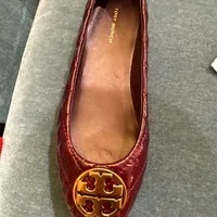 [S] TORY BURCH CHELSEA QUILTED BALLET FLAT, FIG JAM/ DARK, 157315-691 (STB444)