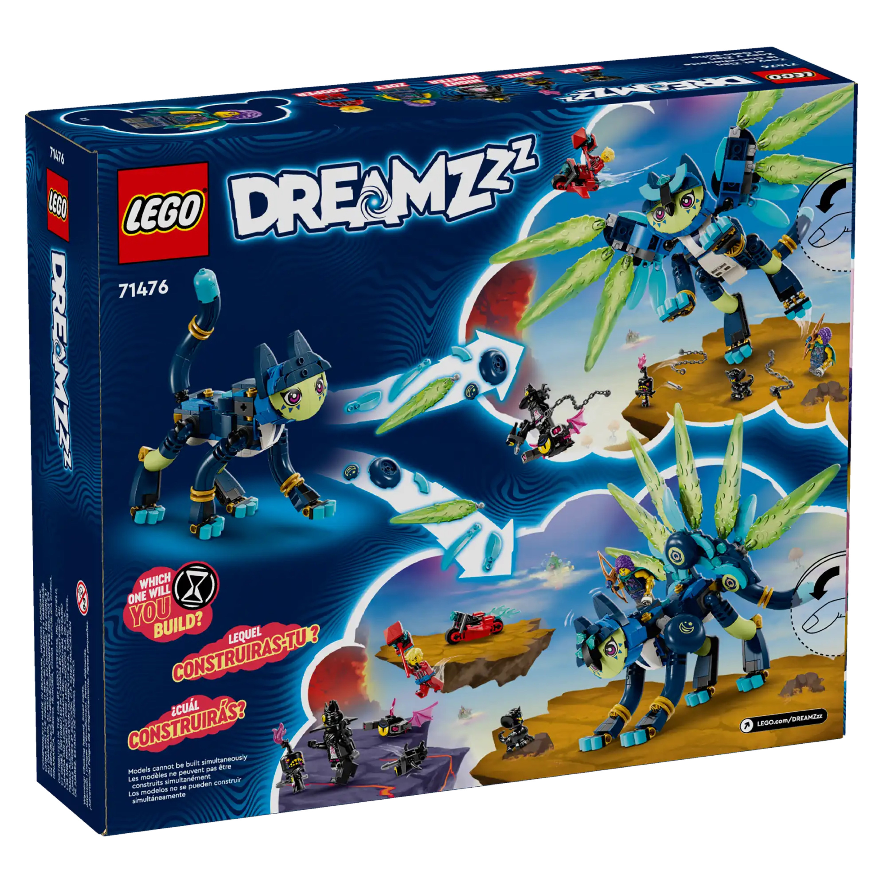 みっちゃん出品 LEGO 71476 佐伊和貓咪貓頭鷹錫安樂高® DREAMZzz系列