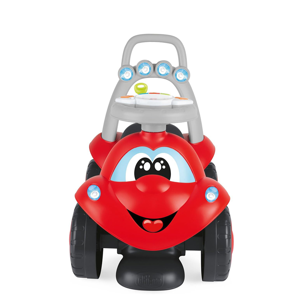 ECO+ 二合一學步騎乘滑步車(紅/黃)