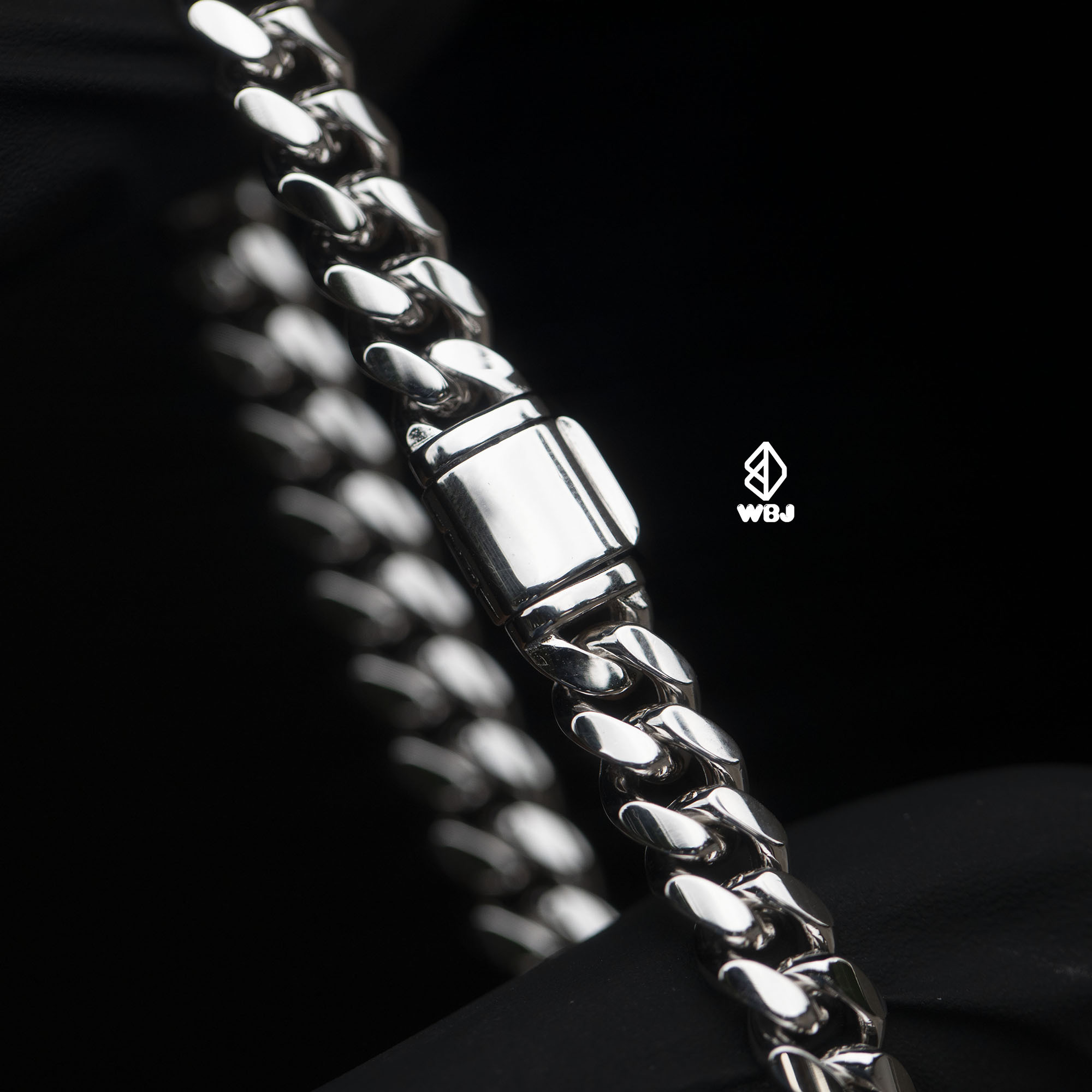 7mm 素面古巴手鍊