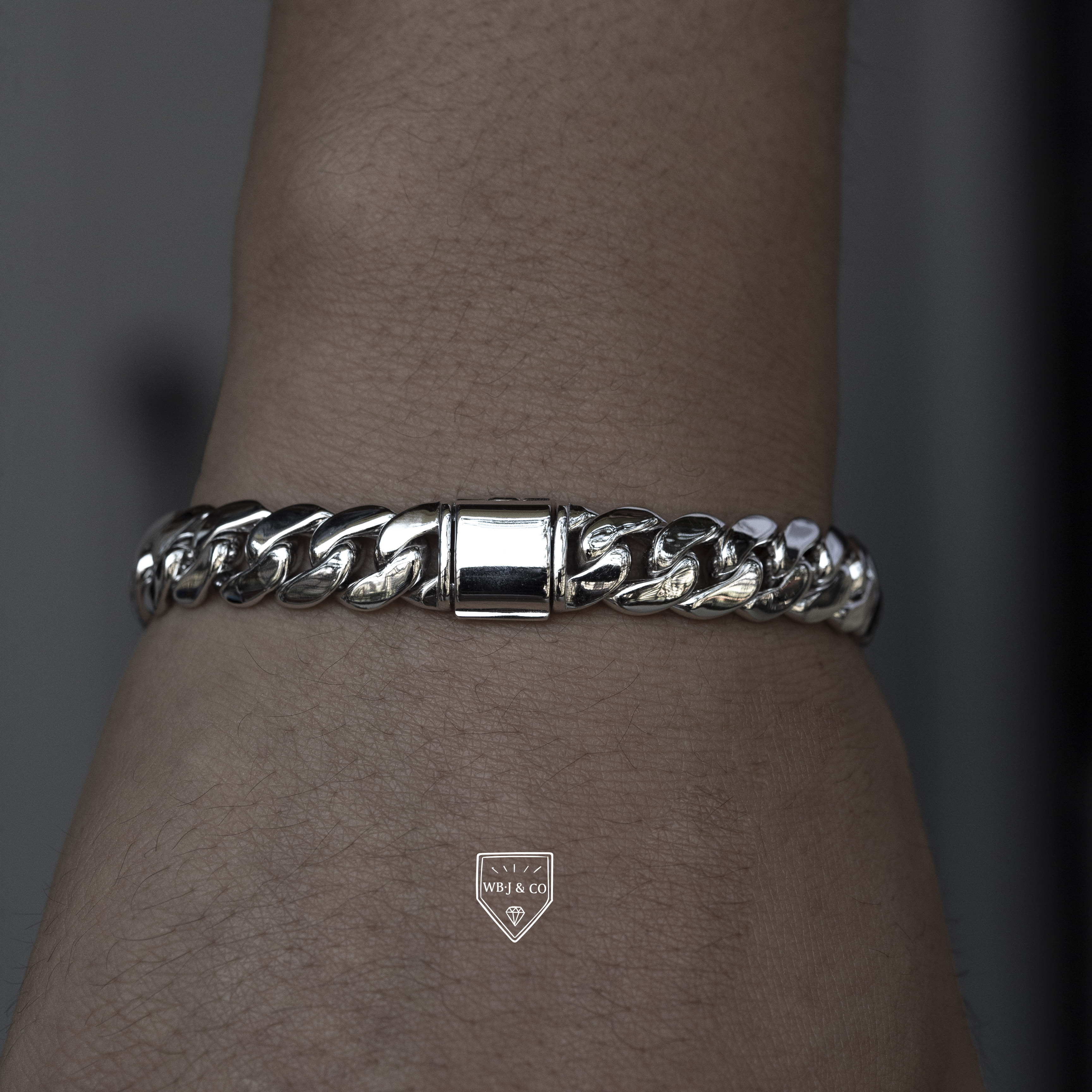 10mm 素面古巴手鍊