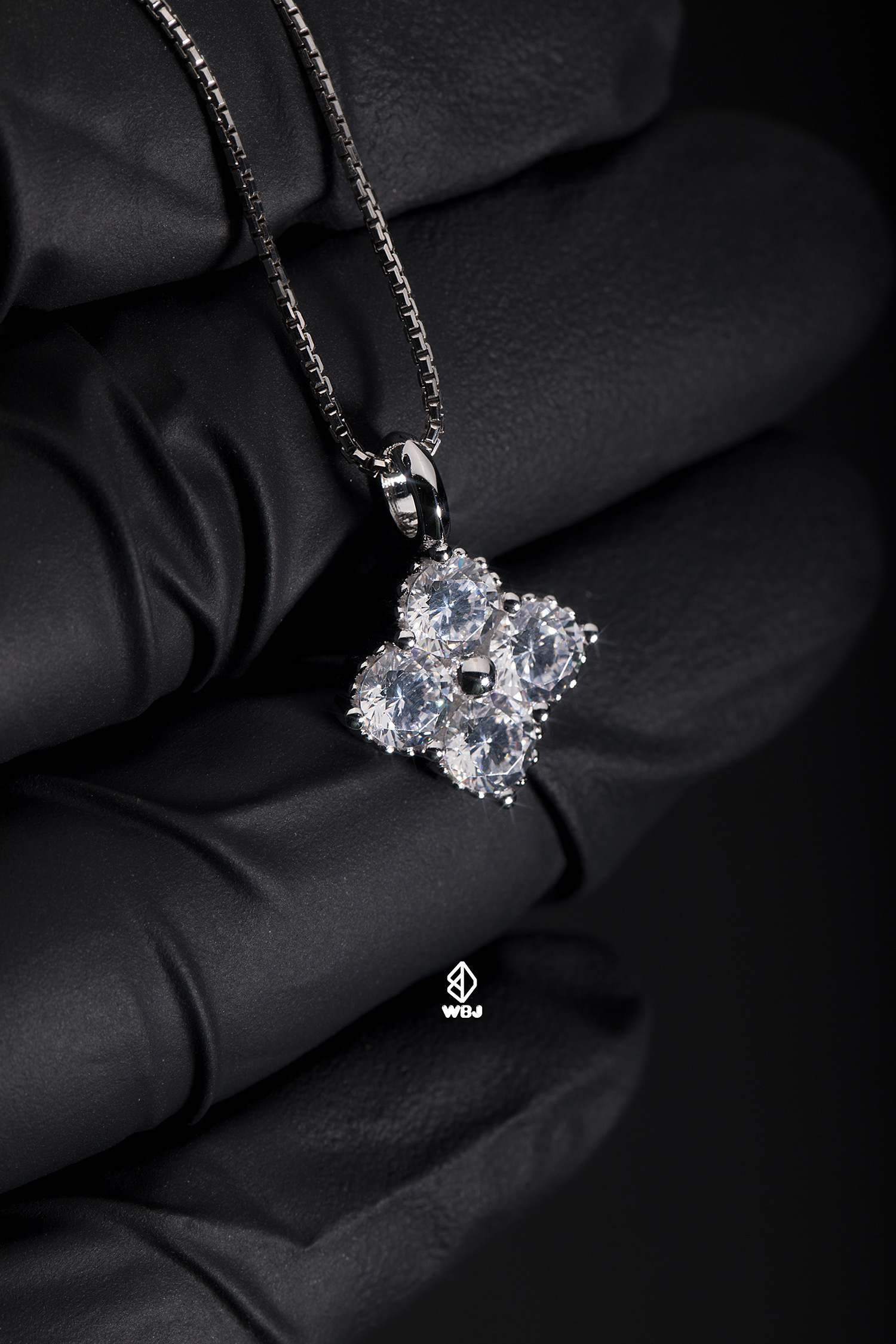 迷你吊墜｜四葉草雪花項鍊