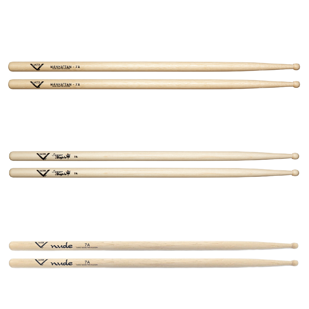 Vater Vater / Mahattan 7A (VSM7AW / VH7AW / VHN7AW) 鼓棒 — 三峽鼓 / 打擊｜YA! 玩音樂