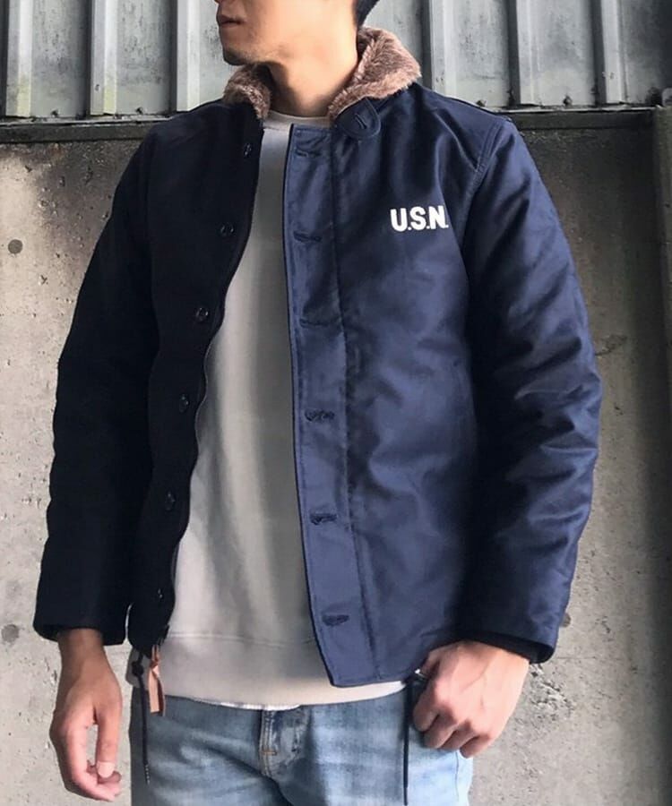 ジャケット・アウター HOUSTON N-1 DECK JACKET TIGHT model 36 Houston N-1 Jacket