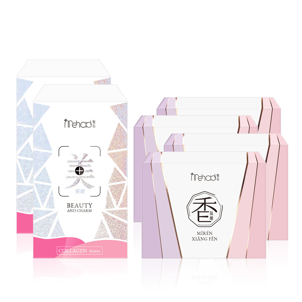 (2+4) Mehold美妍姬水光飲(10包/入) x2+香氛姬軟膠囊(30顆/入) x4