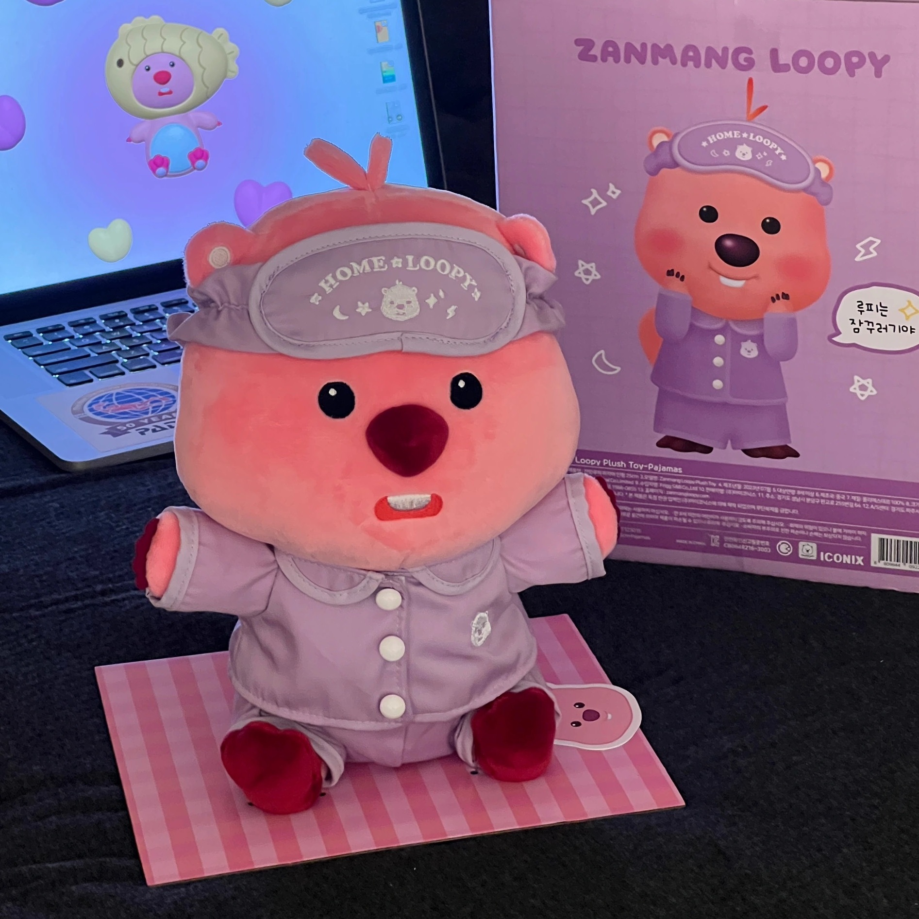 🇰🇷 LOOPY 韓國限定 露比 小海貍 睡衣玩偶 衛衣 鏡子 毛毯 公仔 正版周邊 / 預購