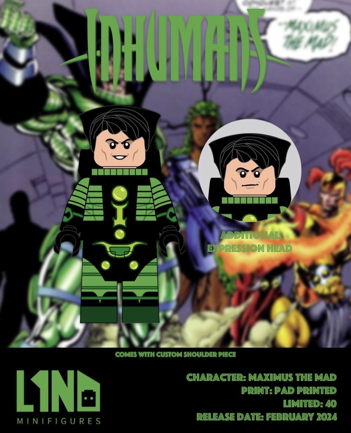 【L1N6_minifigures】瘋狂馬克西姆斯、異人族